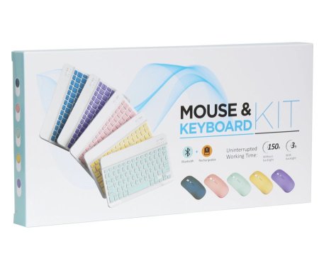 Kit Keyboard & Mouse Bluetooth Arabic ( كيبورد وماوس بلوتوث ) 